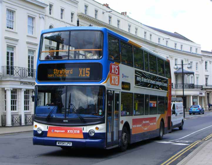 Stagecoach Midlands Dennis Trident Alexander ALX400 18190